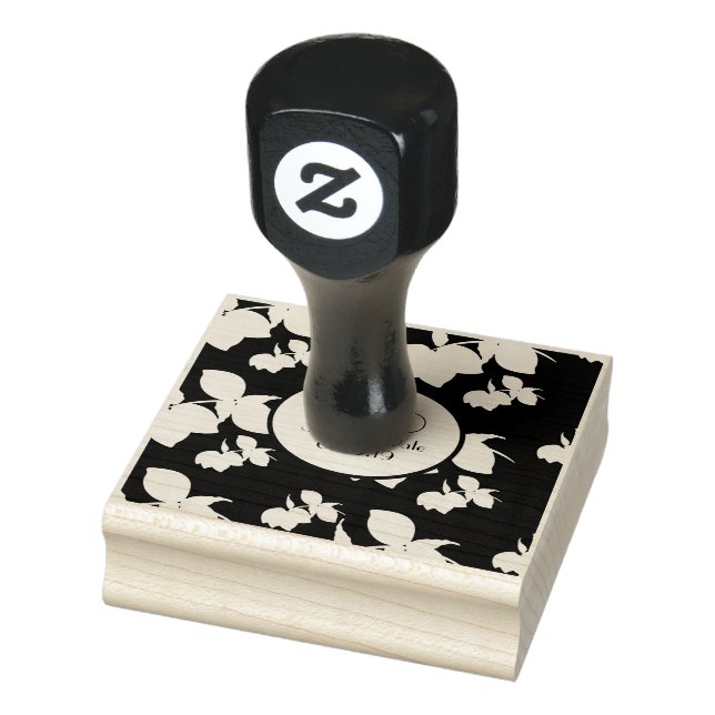 Lemon Silohuette Save the Date Wedding Initial Gummistempel (Stempel)