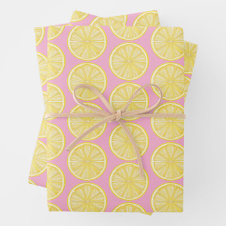 Lemon Slice Amalfi Küste Party Geschenkpapier Set