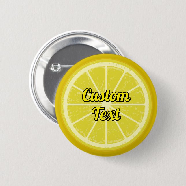 Lemon Slice Button (Vorne & Hinten)