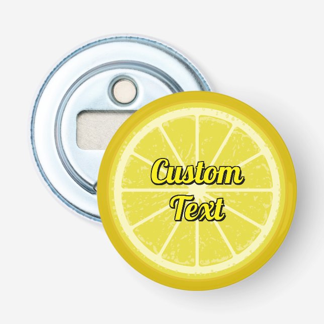 Lemon Slice Flaschenöffner (Vorderseite)