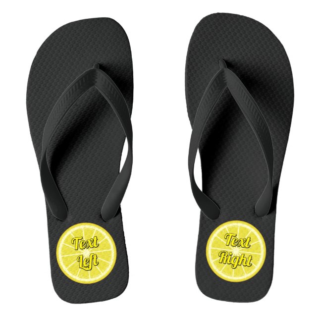Lemon Slice Flip Flops (Fußbett)