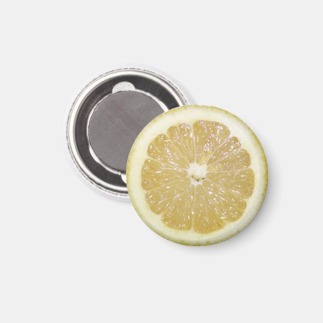 Lemon Slice Magnet (Vorderseite/Rückseite)