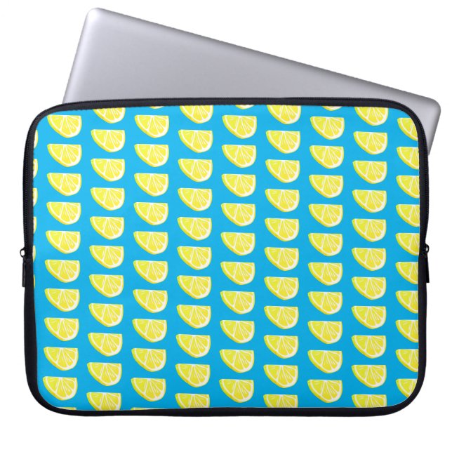 Lemon Slice Musterelektronik-Bag Laptopschutzhülle (Vorderseite)