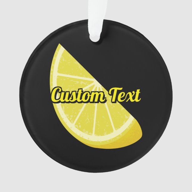 Lemon Slice Ornament (Vorderseite)