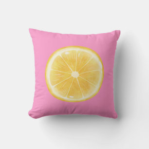 Lemon Slice Print Kissen