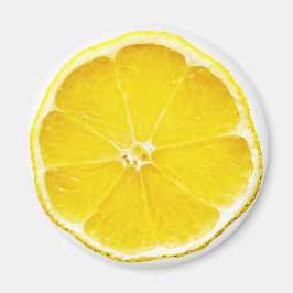 Lemon Slice Round Magnet