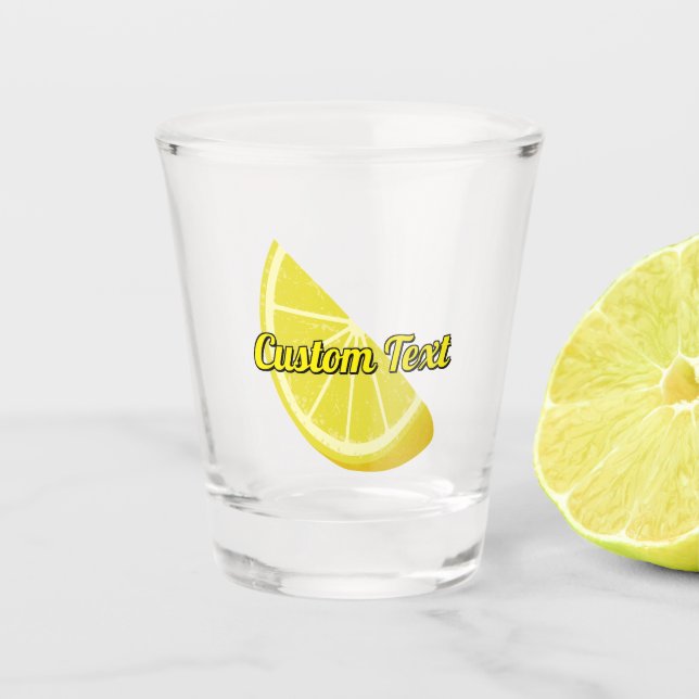 Lemon Slice Schnapsglas (Vorderseite)
