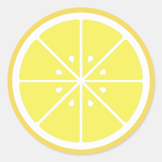 Lemon Slice Sticker (Vorderseite)