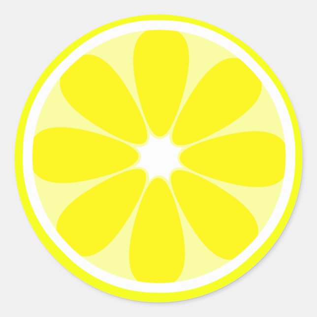 Lemon Slice Sticker (Vorderseite)