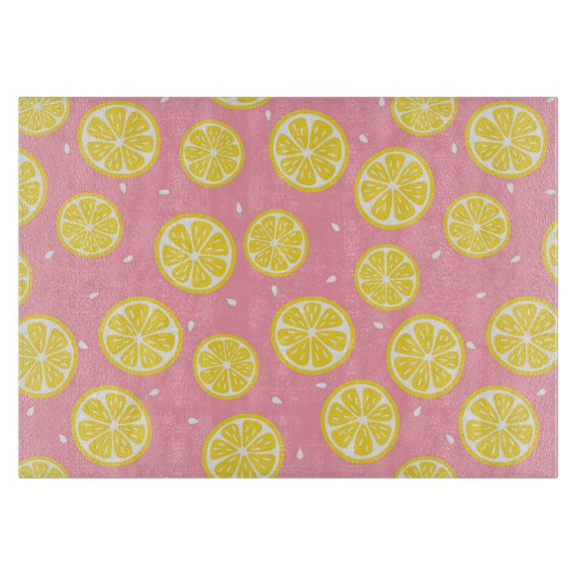 Lemon Slices Cutting Board Schneidebrett (Vorderseite)