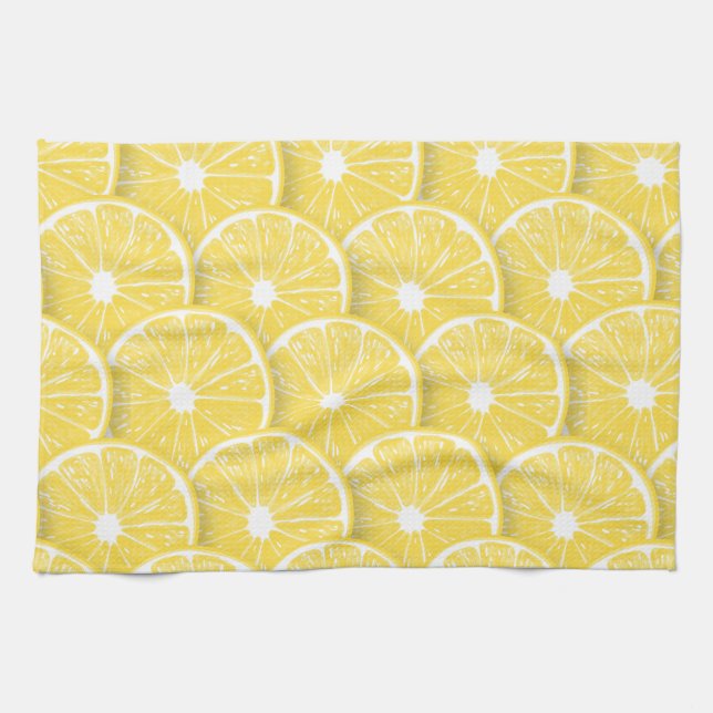 Lemon slices geschirrtuch (Horizontal)
