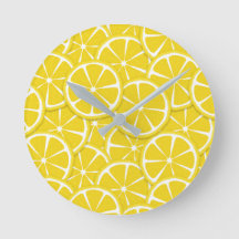 Lemon Slices Kitchen Wall Clock