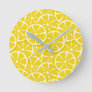 Lemon Slices Kitchen Wall Clock Runde Wanduhr