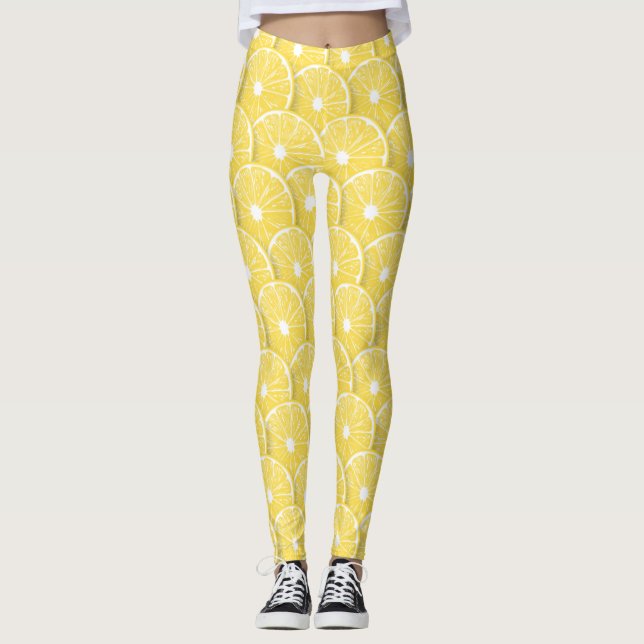 Lemon slices leggings (Vorderseite)