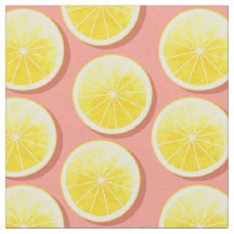 Lemon Slices on Pink