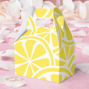 Lemon Slices Pattern Summer Gastgeschenk Box Geschenkschachtel
