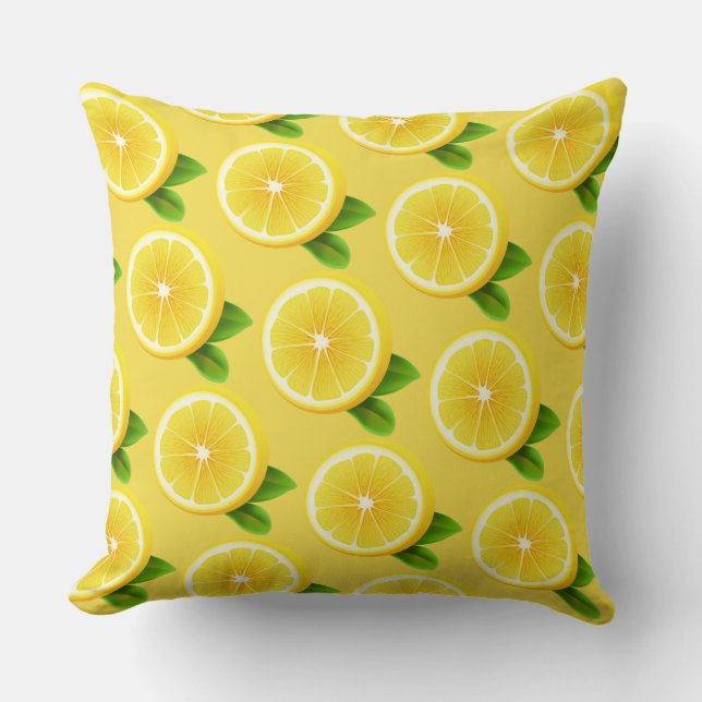 Lemon Slices Pillow Kissen (Vorderseite)