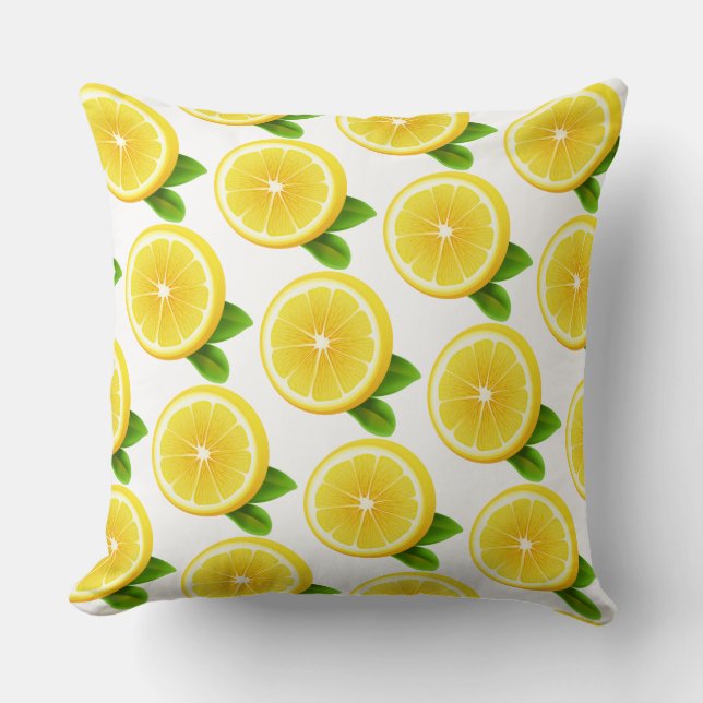 Lemon Slices Pillow Kissen (Vorderseite)
