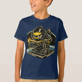 Lemon Solar Shinobi — Vintage-Raum-Ninja T-Shirt