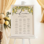 Lemon Sorrento Mediterrane Hochzeitsplanung<br><div class="desc">Dieses Design misst 18 x 24 Zoll und ist ideal für Hochzeitsfeiern. Fügen Sie ein passendes Hochzeitszeichen, einen Funkler-Absender oder ein Menüzeichen hinzu, um Ihr Aussehen zu vervollständigen. Erleben Sie die sonnige Pracht einer Hochzeit an der Amalfi Küste mit der Yellow Lemon Mediterranean Wedding Kollektion! Die Einladungen, Beschilderungen und Dekorationen...</div>