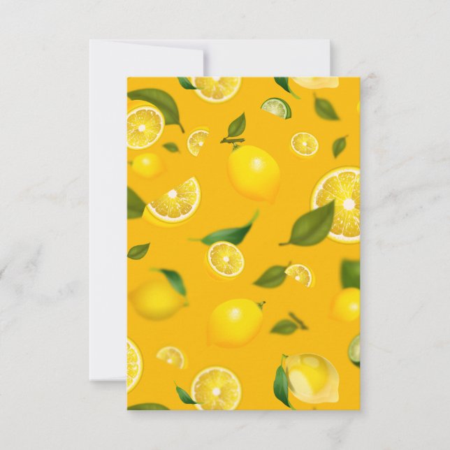 Lemon Sorte 7 Save The Date (Vorderseite)