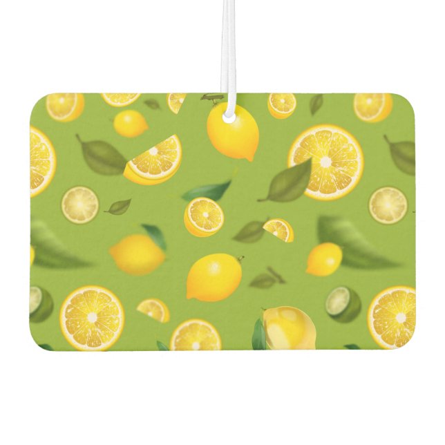 Lemon Sorte 8 Autolufterfrischer (Vorderseite)