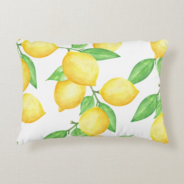Lemon Splash Accent Pillow Dekokissen (Vorderseite)