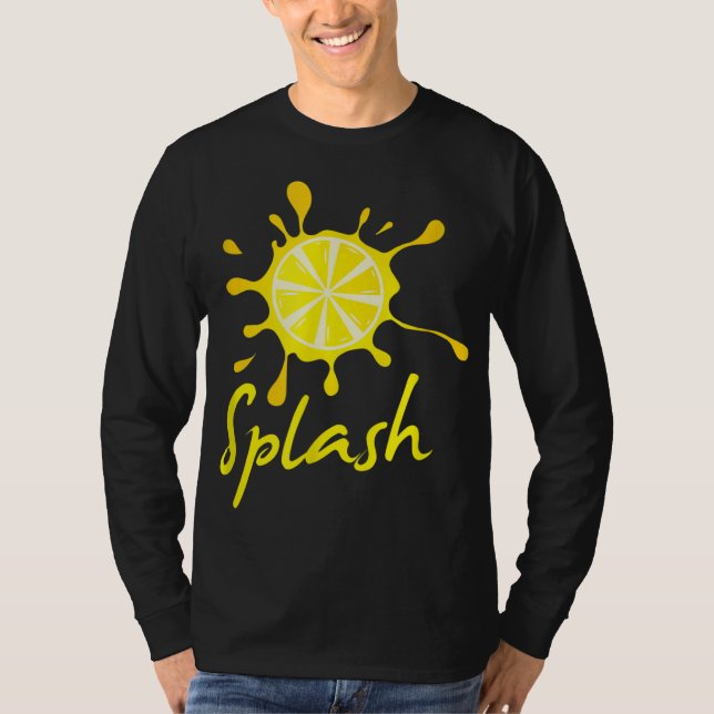 Lemon Splash Summer Frucht Drink Limonade T-Shirt (Vorderseite)