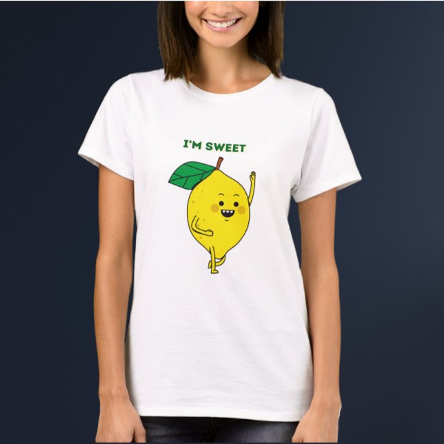 Lemon Sprichwort: "Ich bin süß" T-Shirt (Von Creator hochgeladen)