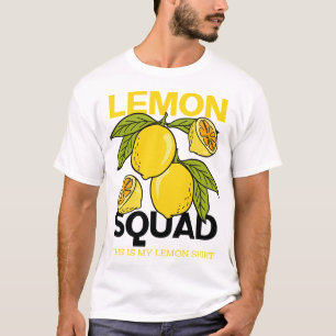 Lemon Squad Funny Lemonade Summer Citrus Frucht T-Shirt