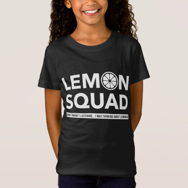 Lemon Squad Lemonade Juice Summer Frucht T-Shirt (Vorderseite)