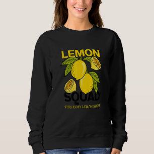 Lemon Squad Lemonade Summer Citrus Frucht Sweatshirt