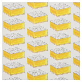 Lemon Square Bar Konditorei Dessert Bake Sale Süßi Stoff