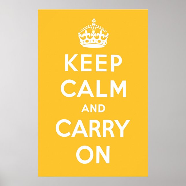 Lemon Square Yellow Poster (Vorne)