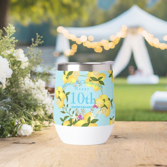 Lemon Squeeze Wedding Anniversary Blue (Hochzeit)