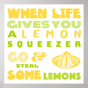 Lemon Squeezer Poster