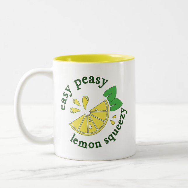 Lemon Squeezy Zweifarbige Tasse (Links)