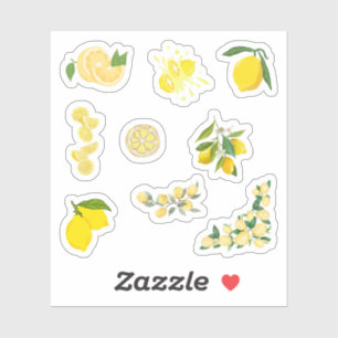 Lemon Stickers Aufkleber