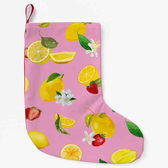 Lemon & Strawberry 1 Kleiner Weihnachtsstrumpf (Vorderseite)