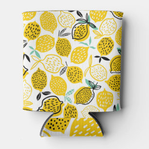 Lemon Summer Design Vintag Illustration Dosenkühler