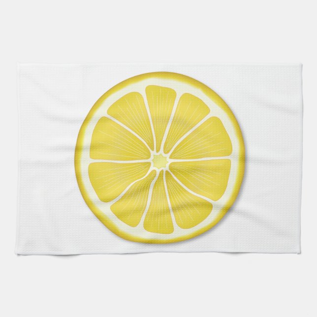 Lemon Summer Splash Geschirrtuch (Horizontal)