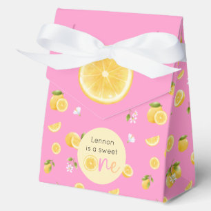 Lemon Sweet One Geburtstag Geschenkschachtel