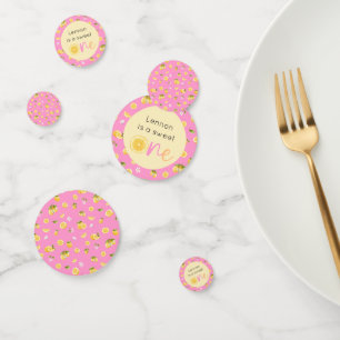 Lemon Sweet One Geburtstag Konfetti