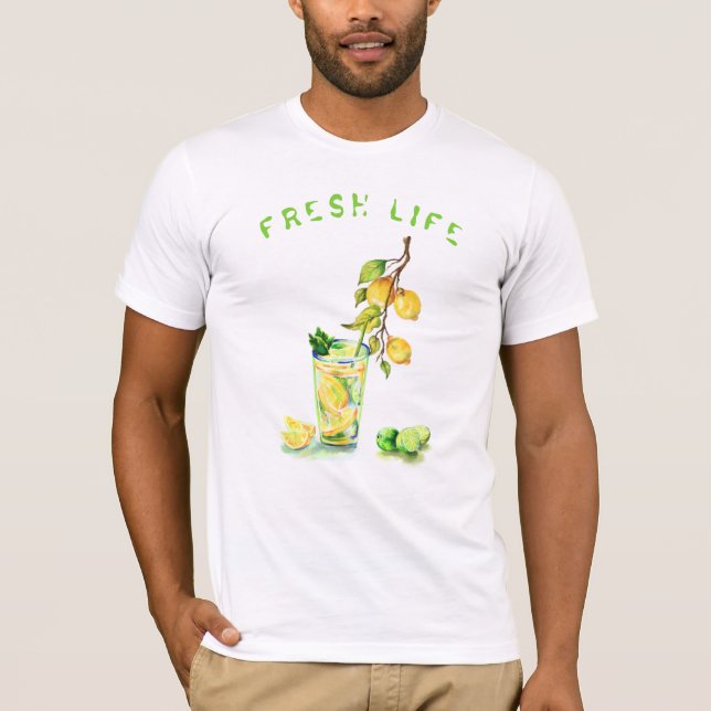 Lemon T - Shirt Juice Cool Drink Limonade (Vorderseite)
