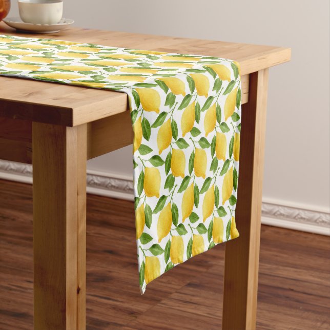 Lemon Table Runner Kurzer Tischläufer (Beispiel)