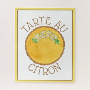 Lemon Tart Tarte au Citron Curd Pie Backfood Puzzle