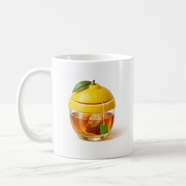 Lemon tea glass Mug - Minimal kitchen design Kaffeetasse (Links)