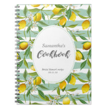 Lemon thematisch, personalisiertes Kochbuch,