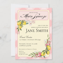 Lemon Themed Bridal Shower Invitation Einladung