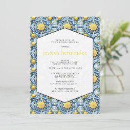 Lemon Tile Bridal Dusche Einladung